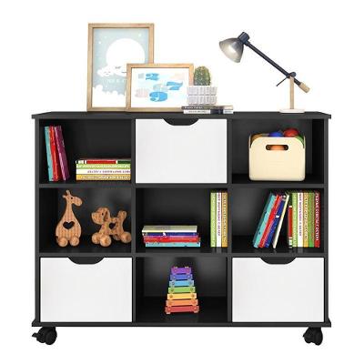 Nicho Organizador 1478 Com 3 Gavetas Preto-branco - Qmovi Preto-branco