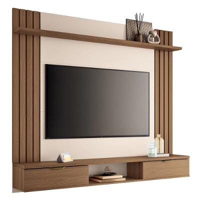 Home Suspenso Solus Castanho-off White Para Tv Até 70? - Hb Móveis Castanho-off White