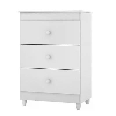 Cômoda Ternura 3 Gavetas - Branco - Peternella Móveis Branco