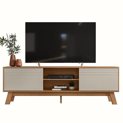 Rack Bancada Dubai Nature-off White Para Tv Até 70? - Peternella Móveis Nature-off White