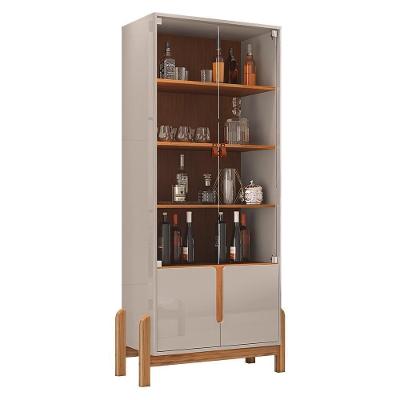 Cristaleira Lizz 4 Portas Off White-cedro - Casa D Off White-cedro