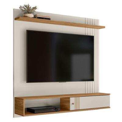 Painel Suspenso Milão Frisado Flex Off White Para Tv Até 55? - Peternella Móveis Off White