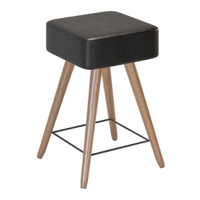Banco Banqueta Rio Baixa 50cm Couríssimo Preto - Salaone Preto