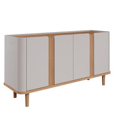 Buffet Aparador Eva 4 Portas Off White-nature - Cimol Móveis Off White-nature