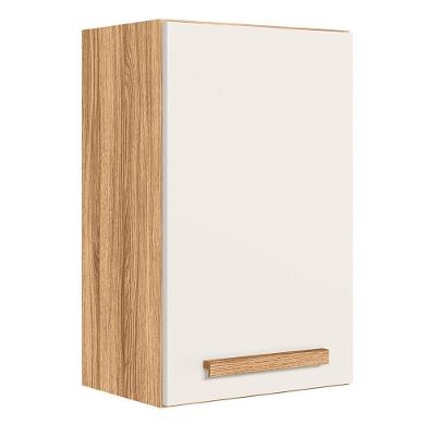 Armário Aéreo Intenza 40cm 1 Porta Freijó-off White Cristal - Nicioli Freijó-off White Cristal