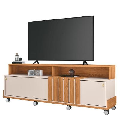 Rack Bancada Graci 1.8 Cinamomo-off White Para Tv Até 70? - Hb Móveis Cinamomo-off White