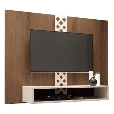 Painel Suspenso Form Castanho-off White Para Tv Até 47 - Hb Móveis Castanho-off White