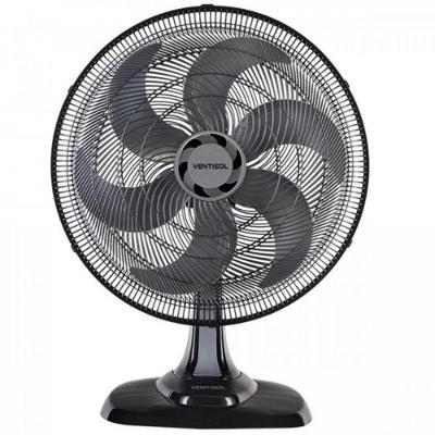 Ventilador De Mesa Ventisol Turbo 6 50cm Preto 127v [f002]