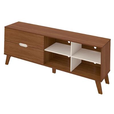 Rack Bancada Tv 75 Pol Mdf 2 Gavetas Arly Off White Pinho Off White Pinho