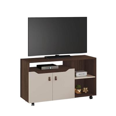 Rack Seleto Para Tv Até 49 Polegadas Jcm Movelaria Café Off White