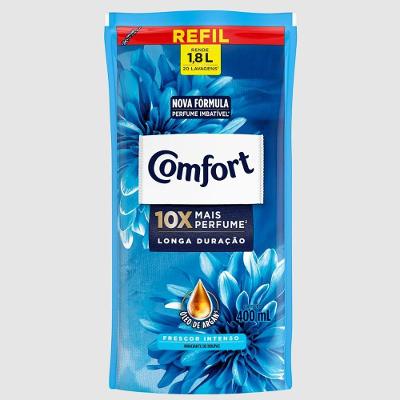 Amaciante Concentrado Comfort Frescor Intenso Refil 400 Ml