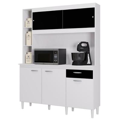 Armário De Cozinha Compacta 140cm Parisi P11 Branco - Mpozenato