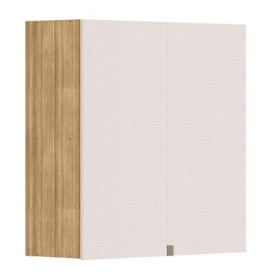 Armário De Cozinha Aéreo 80cm 2 Portas Minsk Z06 Freijó/soft - Mpozenato