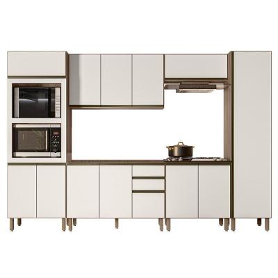 Armário De Cozinha 6 Peças Sem Tampo Jessy N03 Carvalho/off - Mpozenato