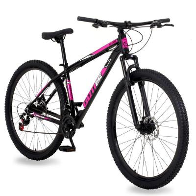 Bicicleta Aro 29 Alumínio Gott Rocker Freios A Disco Suspensão 21v 15.5 Preto Rosa