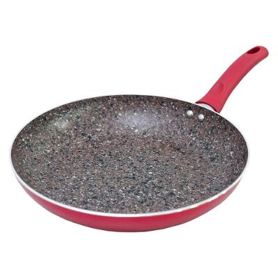 Frigideira Antiaderente Revestida Em Granito Vermelha 28cm