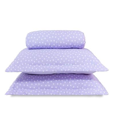 Cobre Leito Casal Padrão Classic Estampado 160 Fios 3 Peças - Poa Lilas
