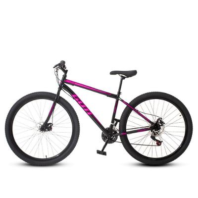 Bicicleta Aro 29 Aço Carbono Gott Cronos Freio A Disco 21v Preto Rosa