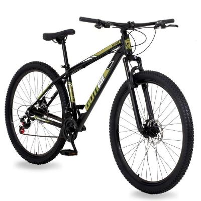 Bicicleta Aro 29 Alumínio Gott Rocker Freios A Disco Suspensão 21v 19 Preto Dourado