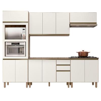 Armário De Cozinha 5 Peças Com Tampo Jany N03 Carvalho/off - Mpozenato