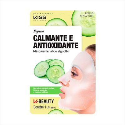 Kit Kiss Ny Máscara Facial De Pepino+másc P- Lábios Magic Gel