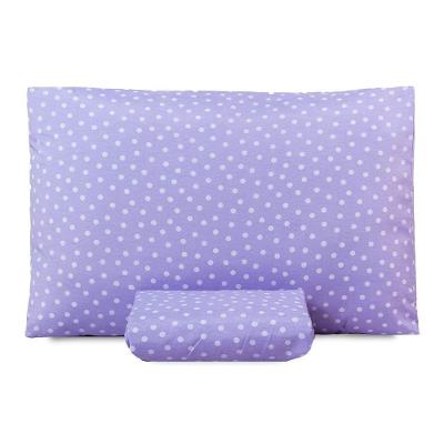 Jogo De Lençol Solteiro Classic Estampado 160 Fios 2 Peças Poa Lilas