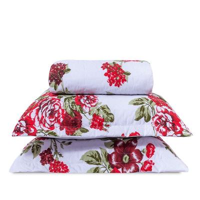 Cobre Leito King Classic Estampado 160 Fios 3 Peças Eva