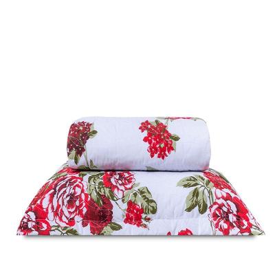 Cobre Leito Solteiro Classic Estampado 160 Fios 2 Peças Eva