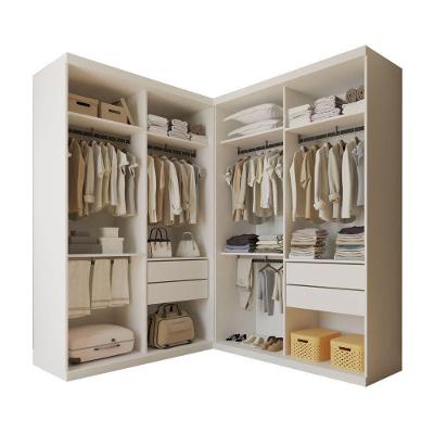 Closet Casal Júlia Duo Sem Portas 4 Gavetas Minastex Branco