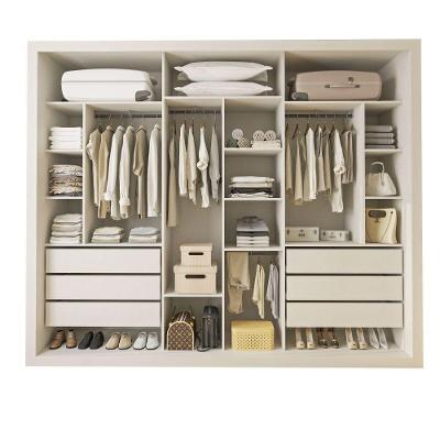Closet Casal Itália Sem Portas 6 Gavetas Minastex Branco