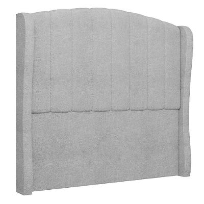Cabeceira Casal Cama Box 140cm Glenda I02 Bouclê Cinza - Mpozenato