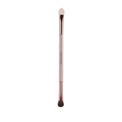 Pincel Duplo Chato Arredondado E Esponja Champagne 60220 | Miss Frandy | Precisão E Versatilidade