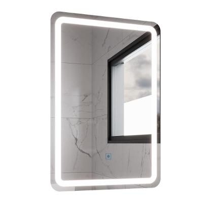 Espelho Retangular Com Led 60x40cm Touch Bivolt Moderno Led Frio Led Frio