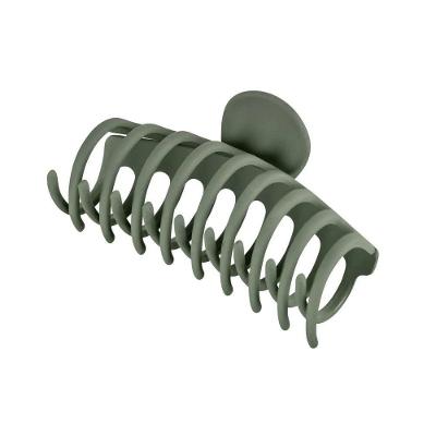 Piranha Maxi Grande Proart Design Moderno Para Prender Cabelos Sem Danificar Os Fios Verde