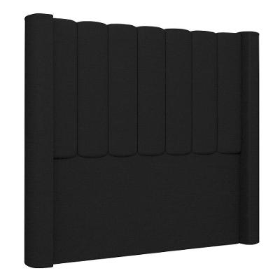 Cabeceira Casal Cama Box 140cm Claire I02 Linho Preto - Mpozenato