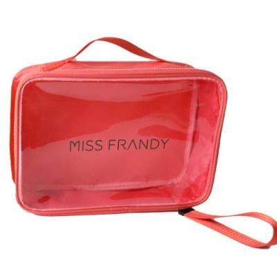 Necessaire De Maquiagem G Grande, Prática E Sofisticada Miss Frandy Laranja