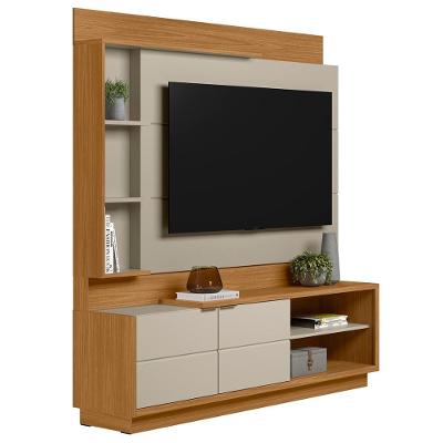 Estante Painel Para Tv 60 Pol 180cm Atlas L06 Nature-off White - Mpozenato