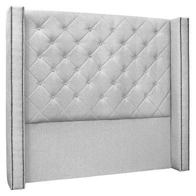 Cabeceira Solteiro Cama Box 90cm Louise S06 Linho Grigio - Mpozenato