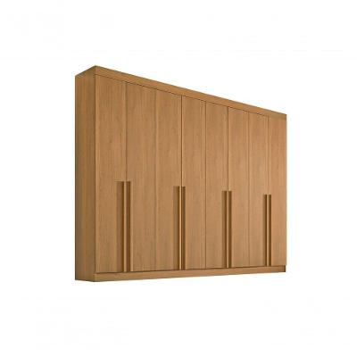 Guarda Roupa Casal 8 Portas 8 Gavetas Com Pés Daymont - D' Doro Cinamomo