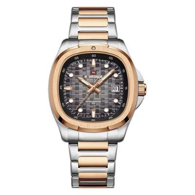 Relógio Pulseira De Aço Inoxidável Luminoso á Prova D´agua Rose
