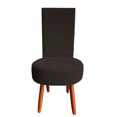 Cadeira De Jantar Lisboa Sued Marrom D'classe Decor
