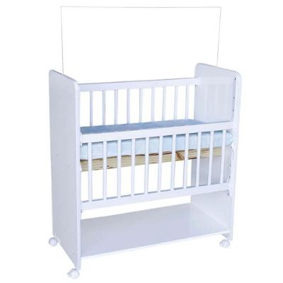 Mini Berço New Baby Bed Side Grade Móvel + Colchão Cor:branco
