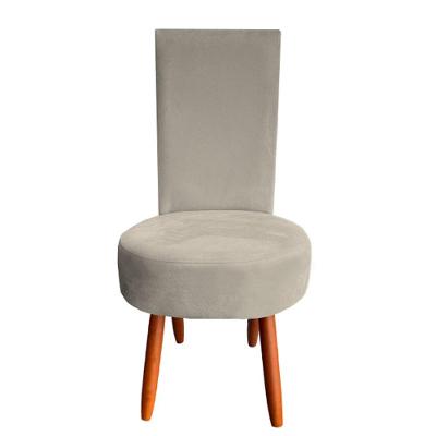 Cadeira De Jantar Lisboa Sued Bege D'classe Decor