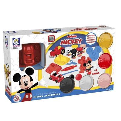 Kit Massinha De Modelar Acessórios Do Mickey - Cotiplas