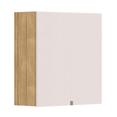 Armario De Cozinha Suspenso Art 80 Cm Com 2 Portas Freijó Soft