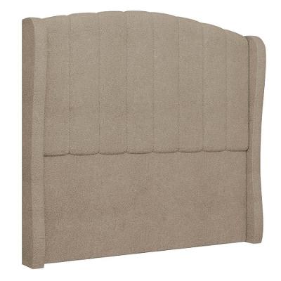Cabeceira Casal King Cama Box 195cm Glenda I02 Bouclê Capuccino - Mpozenato
