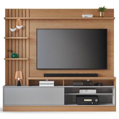 Estante Home Theater Para Tv Até 65 Pol. Maceió Freijó-cinza Fosco - Colibri