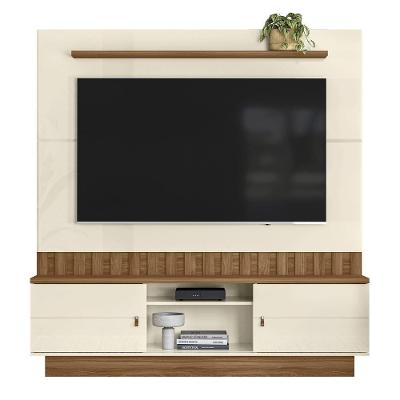 Home Painel Florianopolis Ripado Para Tv Até 70 Polegadas Off White Amendoa