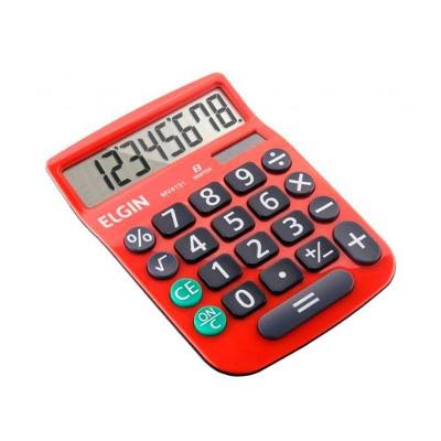 Calculadora Mesa Visor 8 Dig. Vermelha Mv-4131 Elgin
