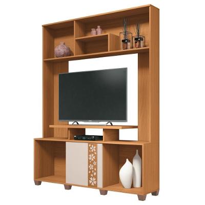 Estante Para Tv 47 Pol. 136cm Milys H01 Off White-cinamomo - Mpozenato
